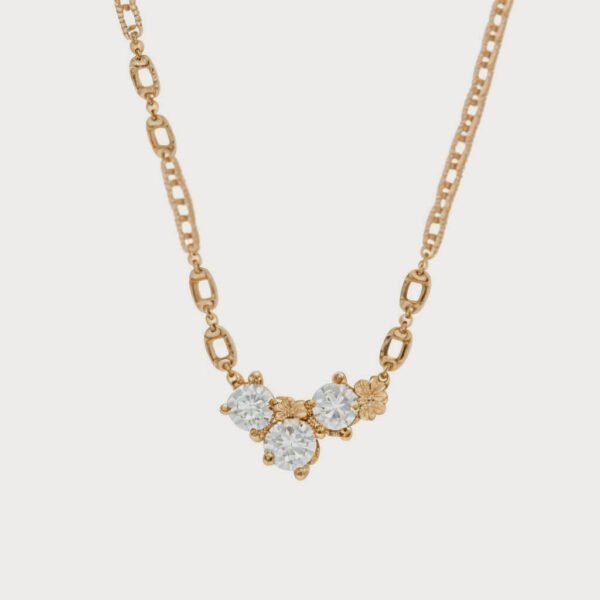 Diamond Trio V Necklace