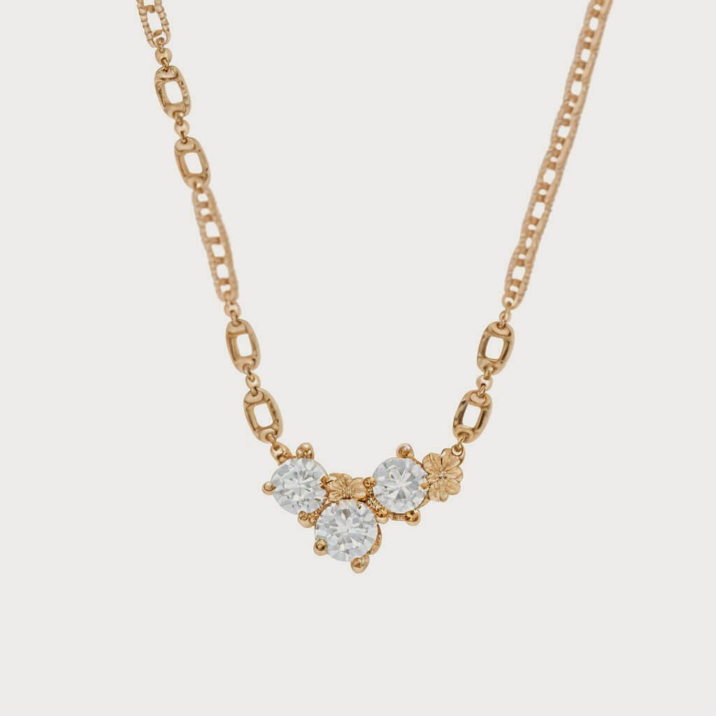 Diamond Trio V Necklace