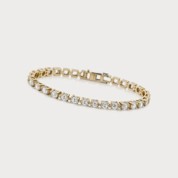 Vince Silver-Tone CZ Bracelet with cubic zirconia stones