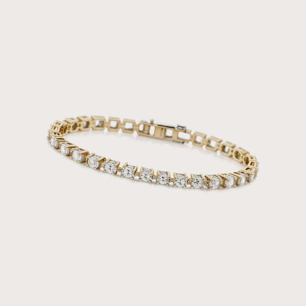 Vince Silver-Tone CZ Bracelet with cubic zirconia stones