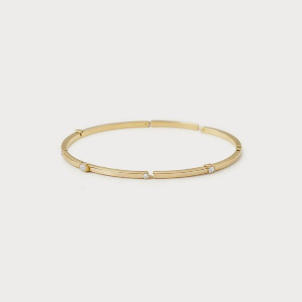 Multi Colour Clear Stone Bangle