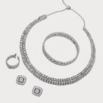 Necklace Bracelet and Earring Set displayed together