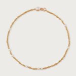 Heart Charm Anklet with delicate dangling heart charm