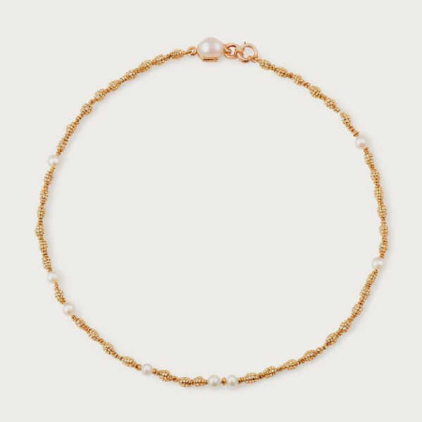 Heart Charm Anklet with delicate dangling heart charm